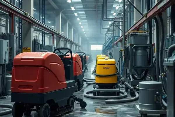 Industrial facility cleaning