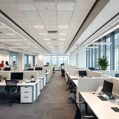 Modern clean office space