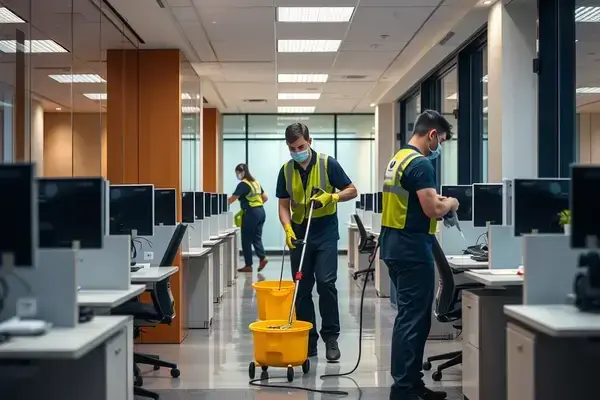 Office building cleaning service